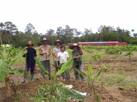 Local Farmer who let us Dig a Banana Circle