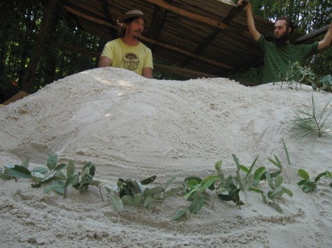 sand pit permaculture keyline
