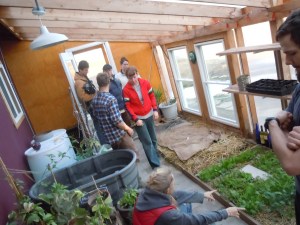 Compost heated Greenhouse