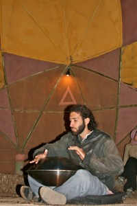 Ruben on the hang drum sounding great in the stardome